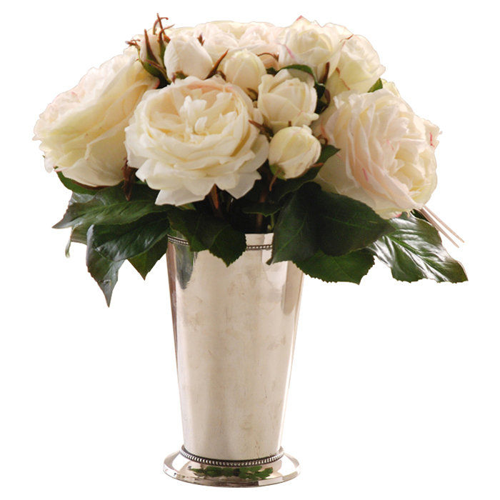Jane Seymour Botanicals Roses in Julep Cup Wayfair